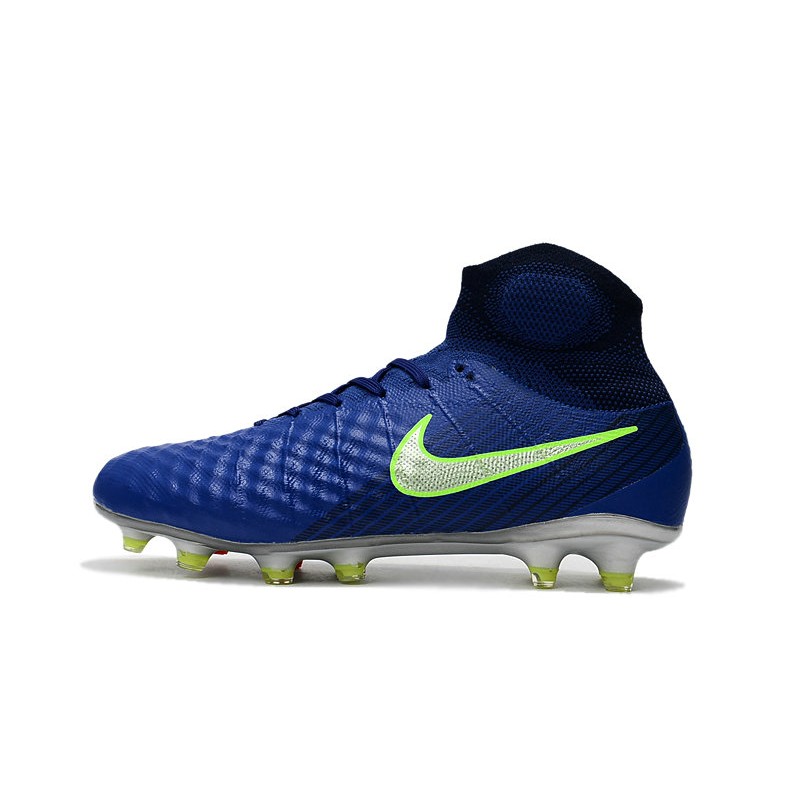 Nike Magista Obra Elite DF FG Men Modrý Zelená